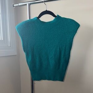 Babaton Teal Knit Top